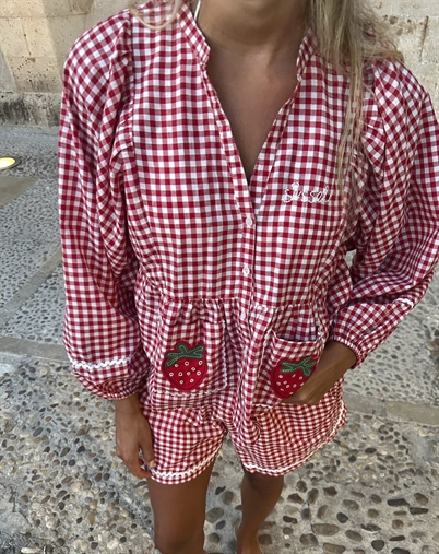 Sissel Edelbo - Bobbie Top - Red Checks